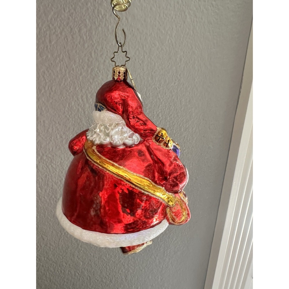EUC Christopher Radko 20th Anniv Russian Romanov Roly-Poly Santa 2004 Ornament - Picture 4 of 7